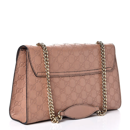 Gucci Guccissima Medium Emily Chain Shoulder Bag Camelia 3 of 8
