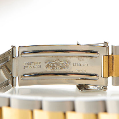 Rolex Stainless Steel 18K Yellow Gold 35mm Oyster Perpetual Date Yacht-Master Watch Slate 168623 5 of 5