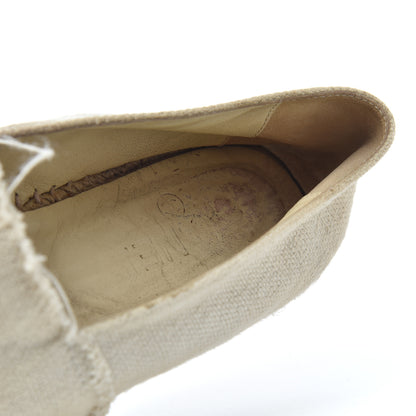 Chanel Linen CC Espadrilles 38 Beige Black 12 of 23