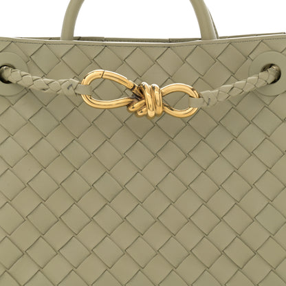 Bottega Veneta Nappa Intrecciato Small Andiamo Shoulder Bag Travertine 7 of 10