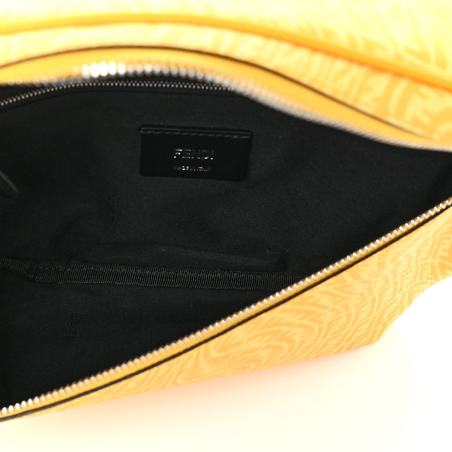 Fendi X SARAH COLEMAN Glazed Fabric Vitello Grace Light Micro FF Vertigo Belt Bag Mimosa 4 of 10
