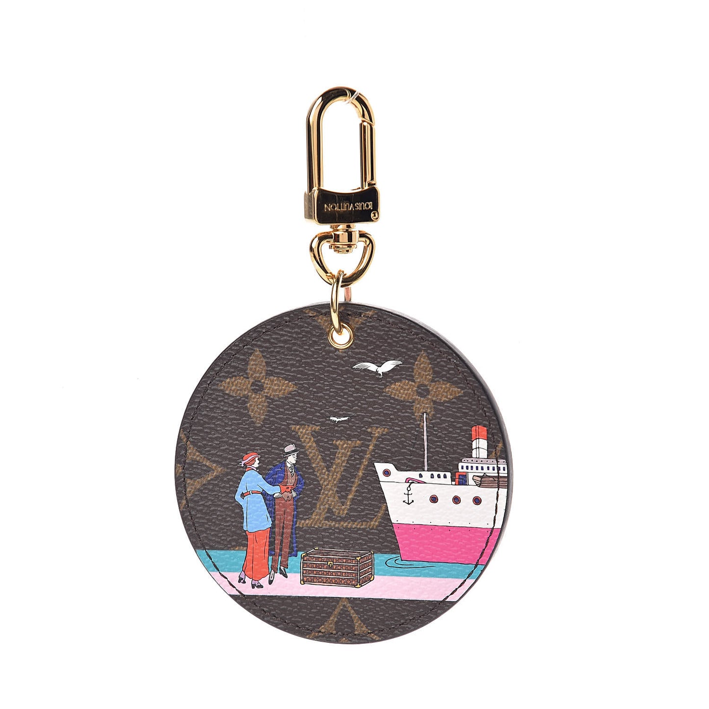 Monogram 2016 Christmas Animation Bag Charm Key Ring