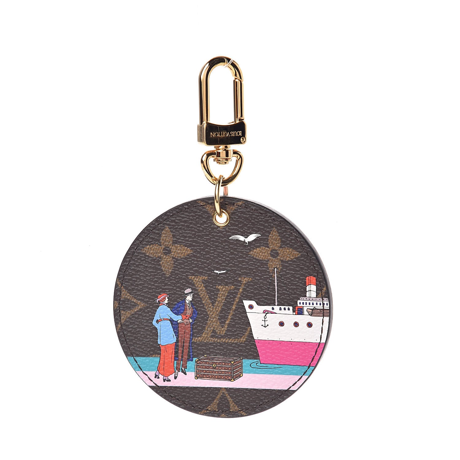 Louis Vuitton Monogram 2016 Christmas Animation Bag Charm Key Ring 1 of 3