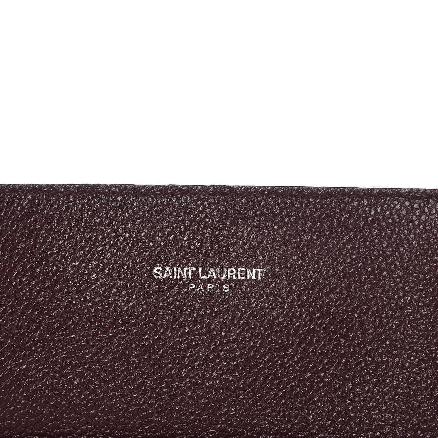 Grained Calfskin Suede Medium Cabas Rive Gauche Amaranto