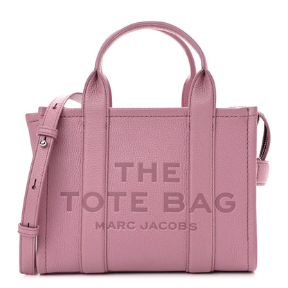 Marc Jacobs Grained Calfskin Small The Tote Bag Lilas 1 of 10
