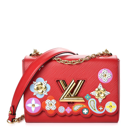 Louis Vuitton Epi Blooming Flowers Twist Shoulder Bag MM Coquelicot 1 of 7
