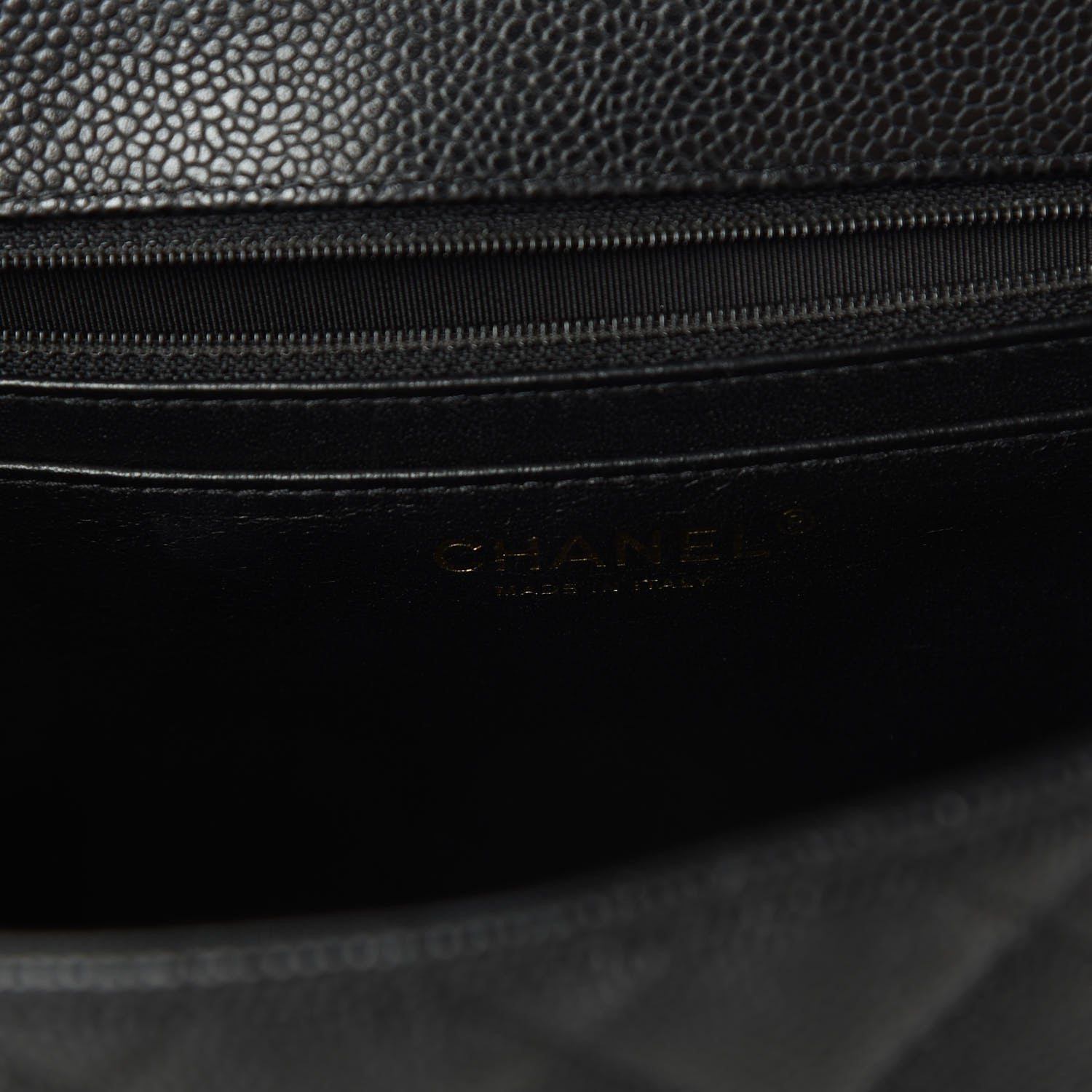 Chanel Caviar Quilted Jumbo Single Flap Black 8 of 11