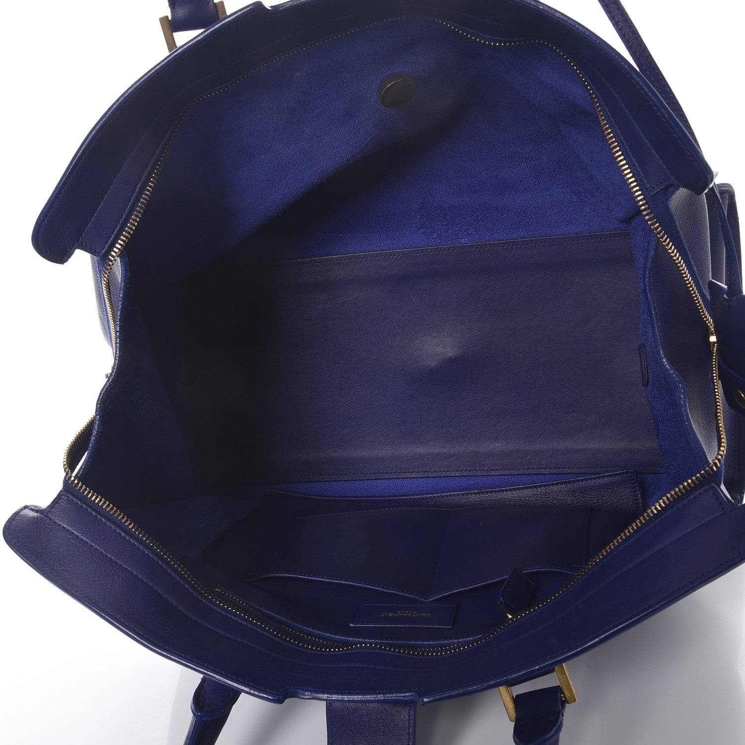 Saint Laurent Calfskin Medium Classic Y Cabas Navy 5 of 11
