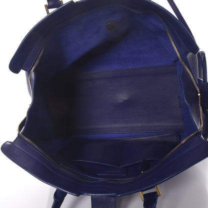 Saint Laurent Calfskin Medium Classic Y Cabas Navy 5 of 11