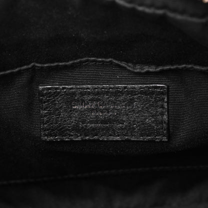 Saint Laurent Calfskin Matelasse Monogram Lou Camera Bag Black 6 of 9