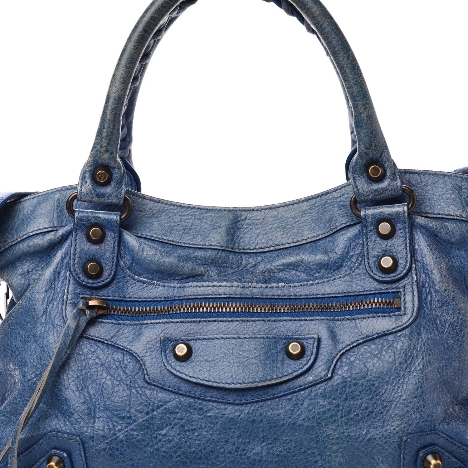 Balenciaga Agneau Classic Hardware Town Bleu Cobalt Bleu Electric 15 of 15