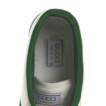 Gucci Jacquard Mini GG Monogram Web Mens 1977 Tennis Sneakers 7 White 7 of 10