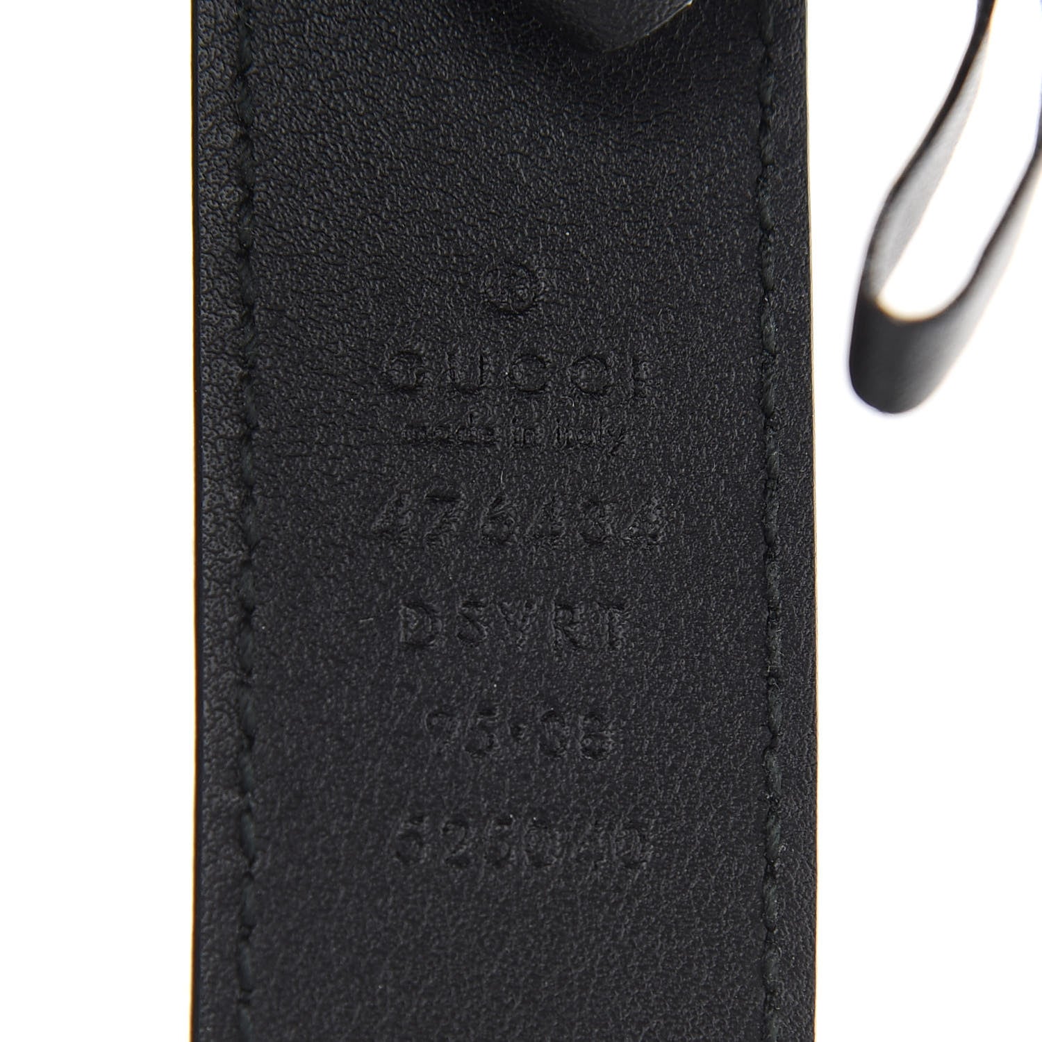 Gucci Calfskin Matelasse GG Marmont Belt Bag 95 38 Black 8 of 12