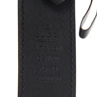 Gucci Calfskin Matelasse GG Marmont Belt Bag 95 38 Black 8 of 12