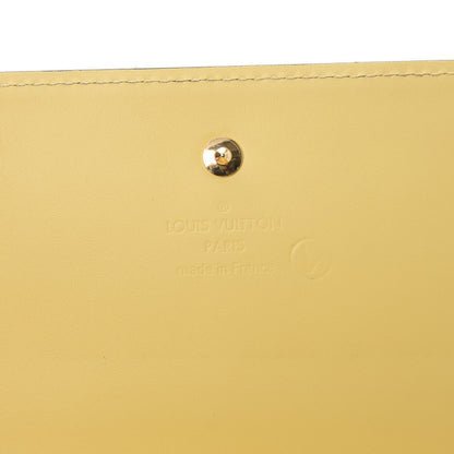 Louis Vuitton Vernis Chaine Wallet Citrine 6 of 7