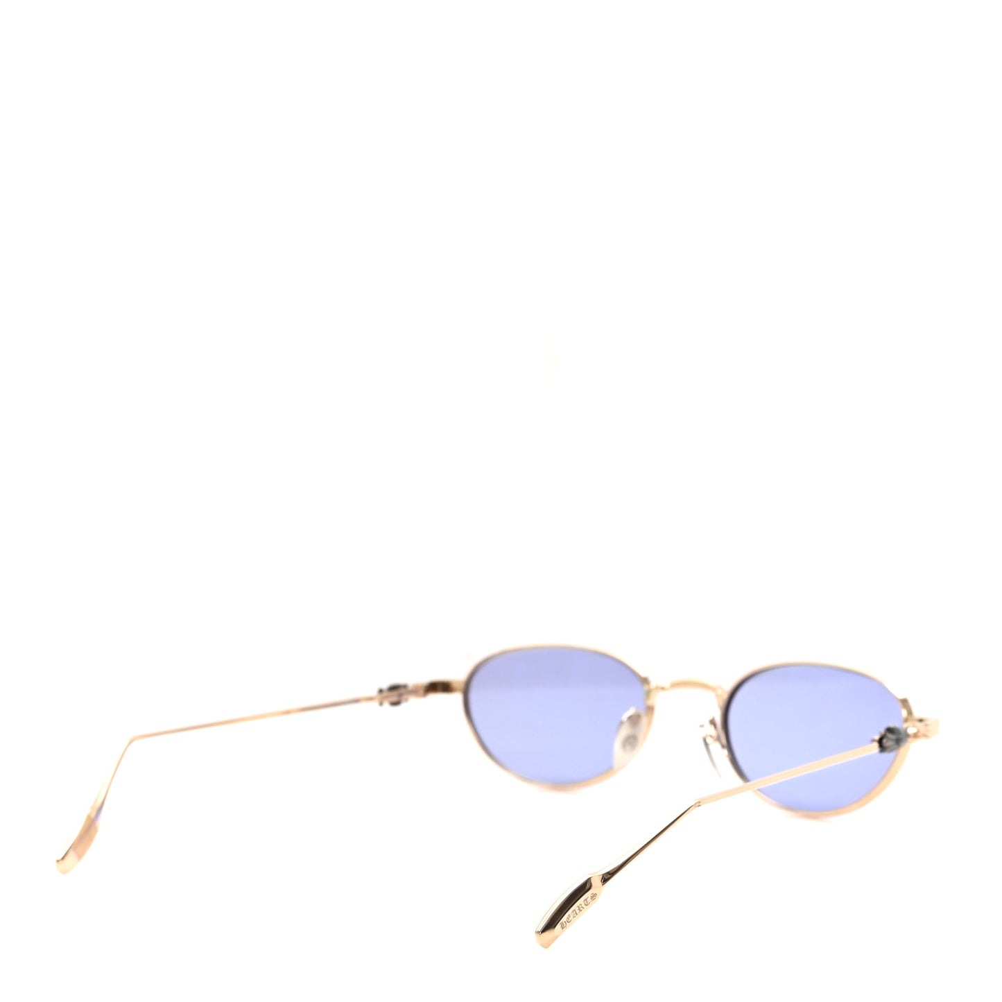 Metal Clitorial Sunglasses Gold