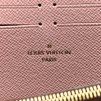 Louis Vuitton Monogram Clemence Wallet Rose Ballerine 6 of 6