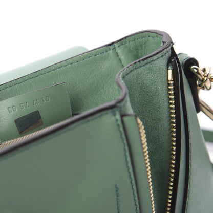 Chloe Suede Calfskin Mini Faye Backpack Happy Green 8 of 9
