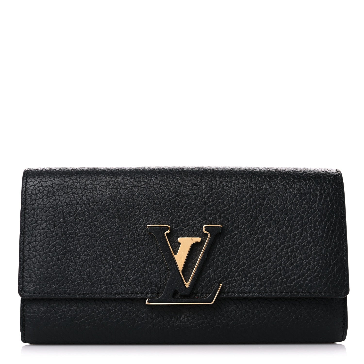 Louis Vuitton Taurillon Capucines Wallet Black 1 of 16