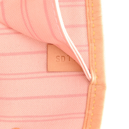 Louis Vuitton Damier Azur Neo Neverfull MM Rose Ballerine 7 of 10
