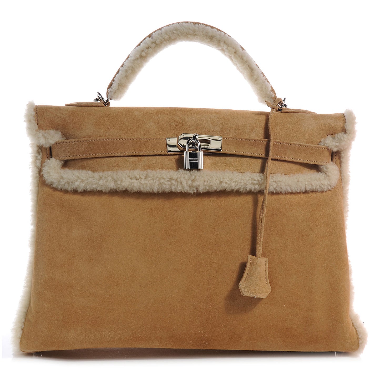 Veau Doblis Suede Mouton Shearling Teddy Plush Kelly Retourne 40 Alezan