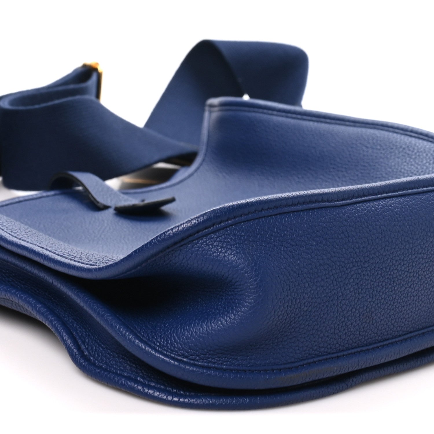 Hermes Taurillon Clemence Evelyne III PM Bleu Encre 9 of 10