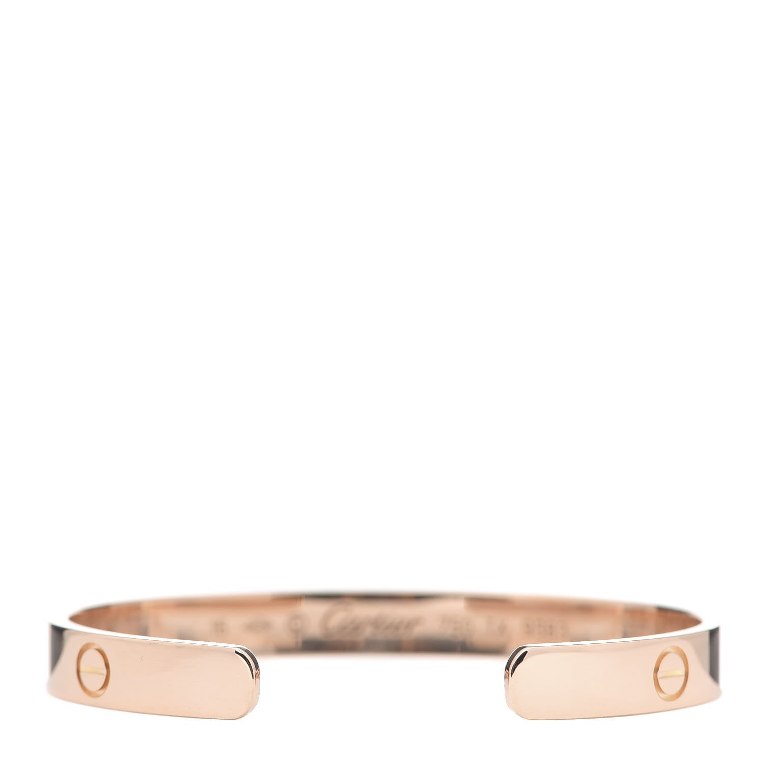 Cartier 18K Pink Gold LOVE Cuff Bracelet 16 3 of 5