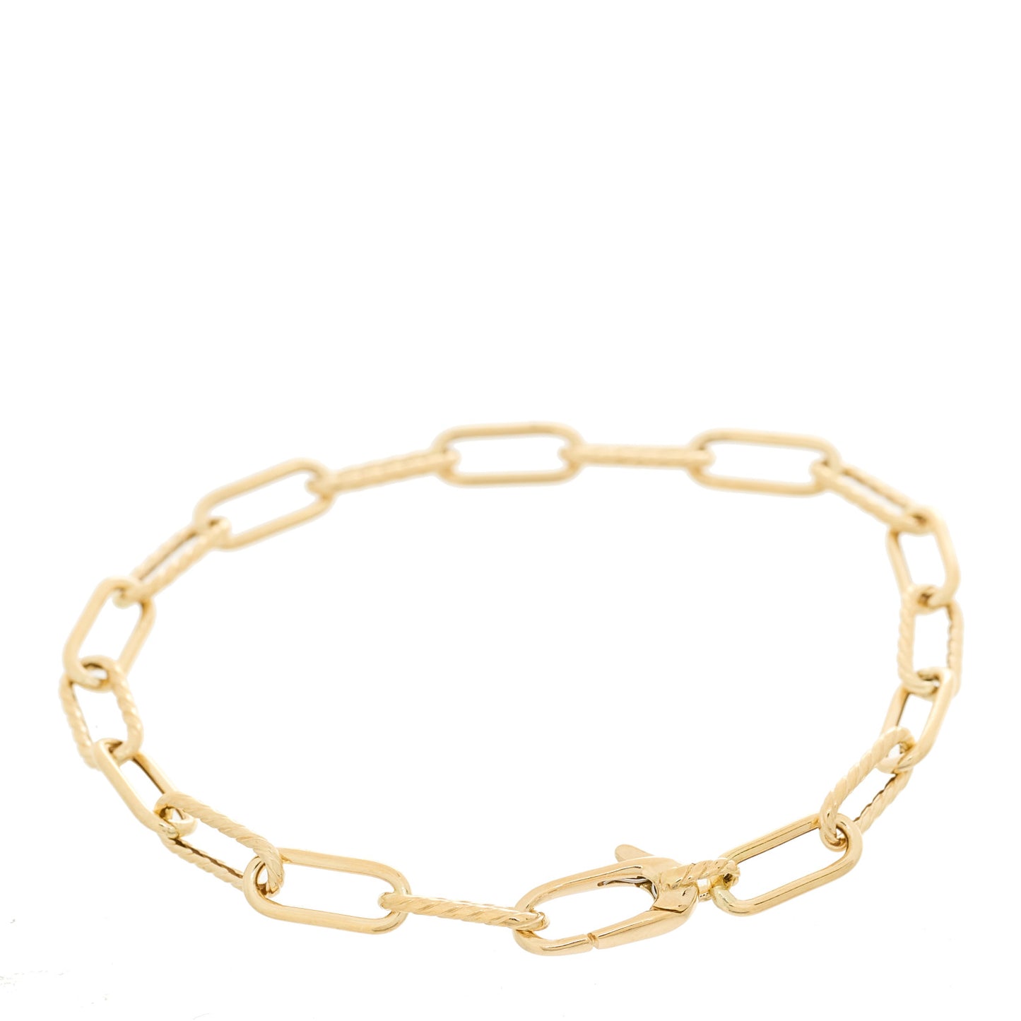 18K Yellow Gold Madison 4mm Classic Chain Bracelet