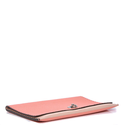 Fendi Cuoio Romano Selleria Bi-Color Clutch Pesca Plaster 4 of 8