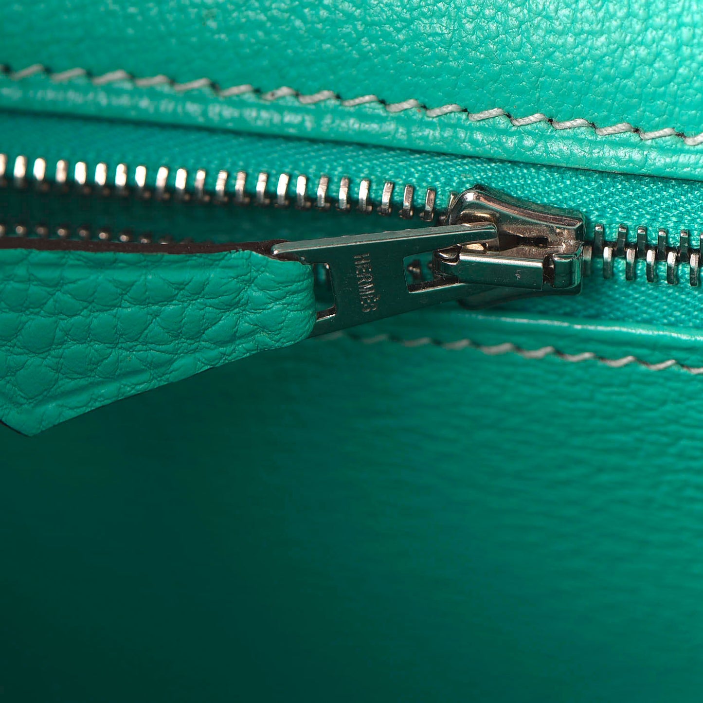 Togo Birkin 35 Bleu Paon