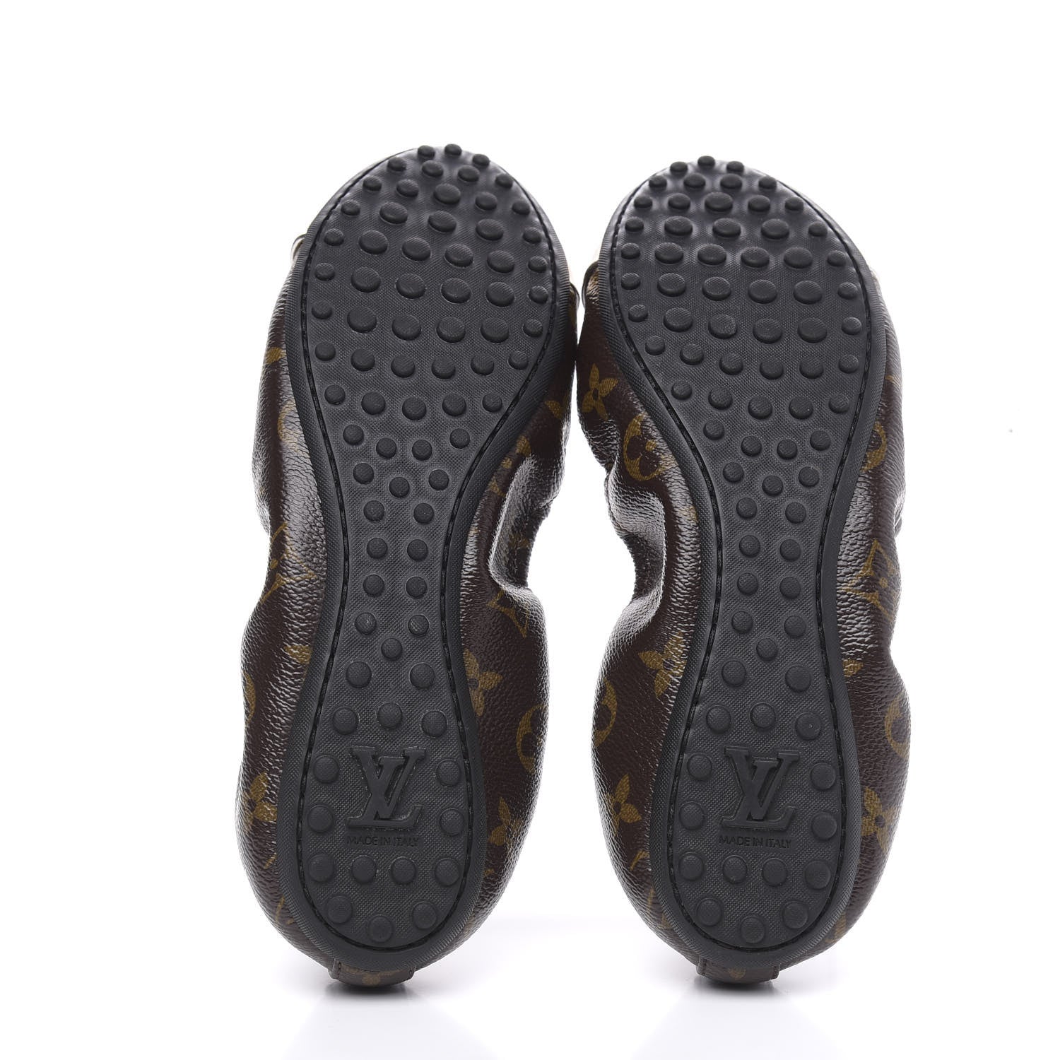 Louis Vuitton Patent Monogram Flirty Ballerina Flats 39 Gold 5 of 8