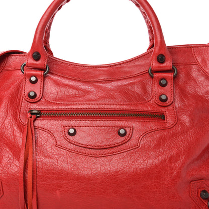 Balenciaga Agneau Classic Hardware City Rouge Cardinal 13 of 13