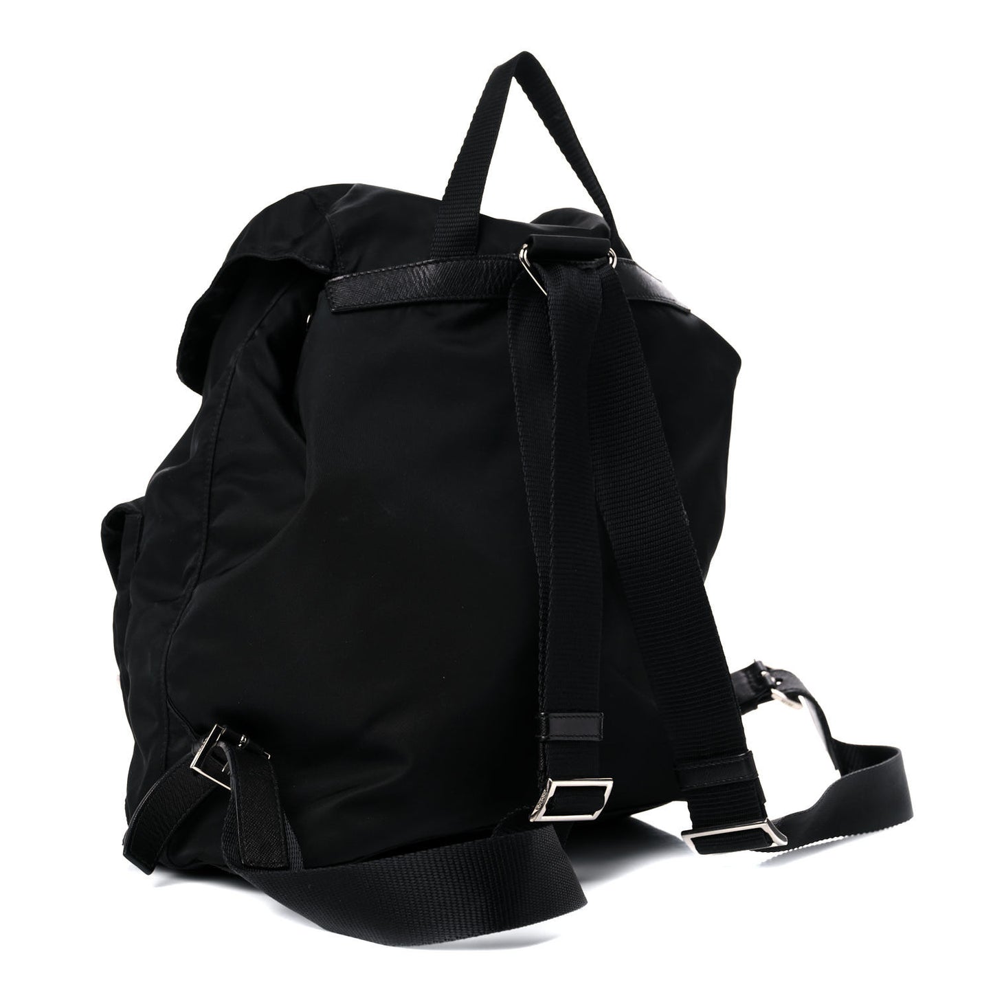 Nylon Vela Medium Backpack Black