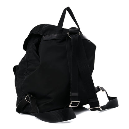 Prada Nylon Vela Medium Backpack Black 3 of 16