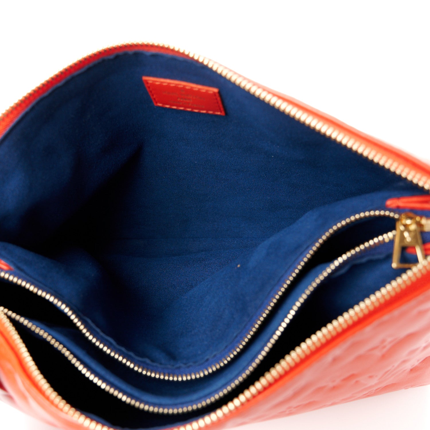 Louis Vuitton Lambskin Embossed Monogram Coussin PM Red 6 of 11
