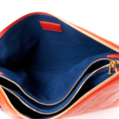 Louis Vuitton Lambskin Embossed Monogram Coussin PM Red 6 of 11