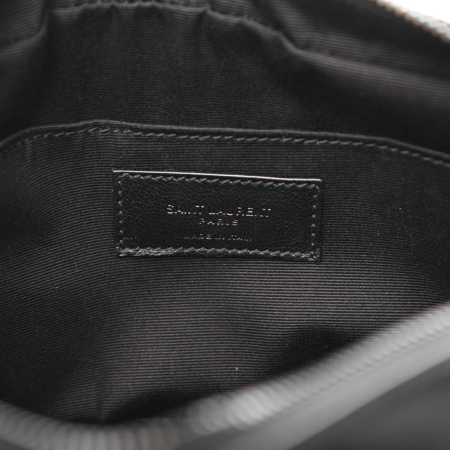 Saint Laurent Calfskin Matelasse Monogram Lou Camera Bag Black 6 of 10