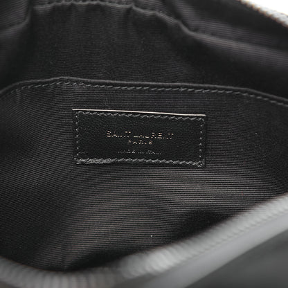 Saint Laurent Calfskin Matelasse Monogram Lou Camera Bag Black 6 of 10