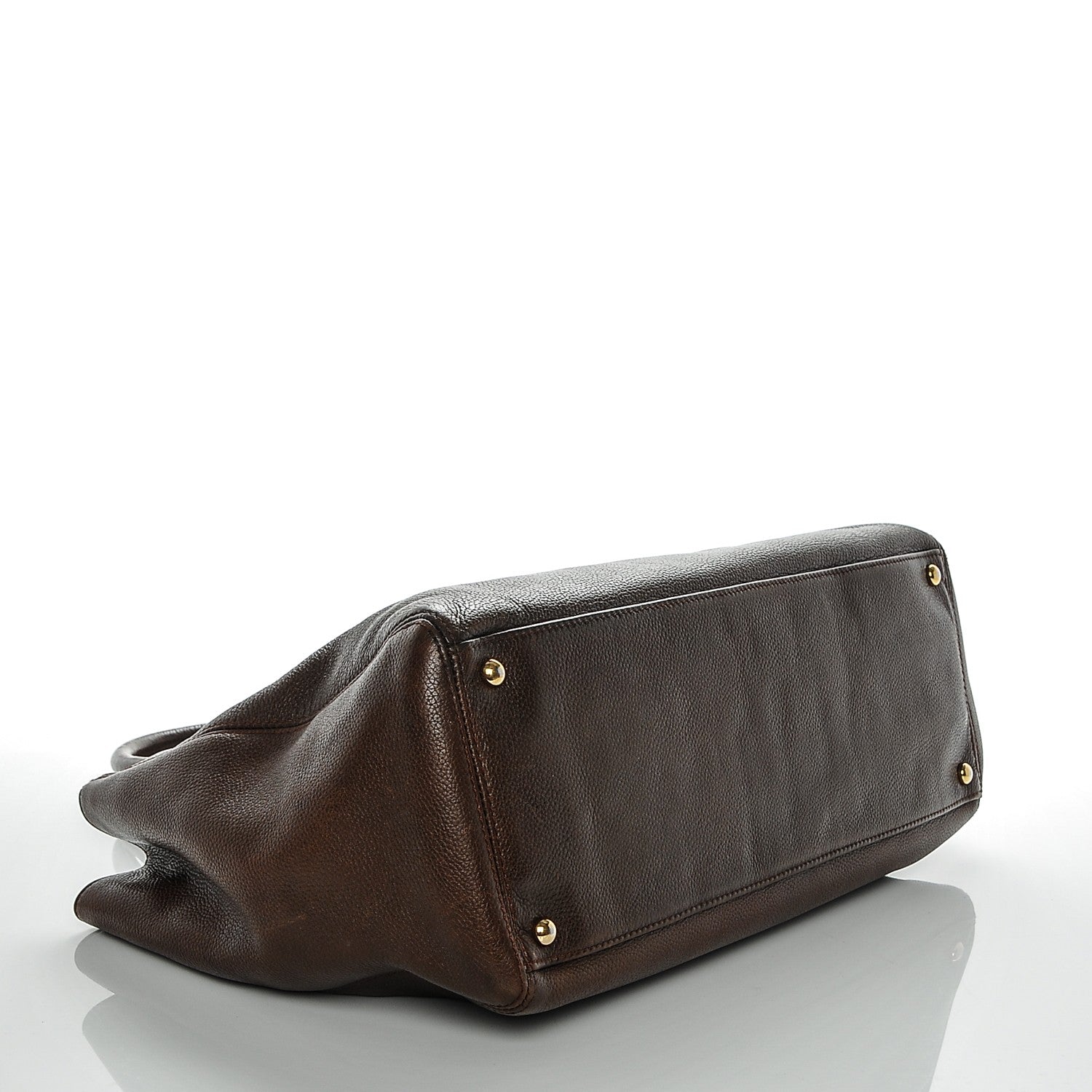 Chanel Calfskin Cerf Executive Shopper Tote Brown 4 of 8