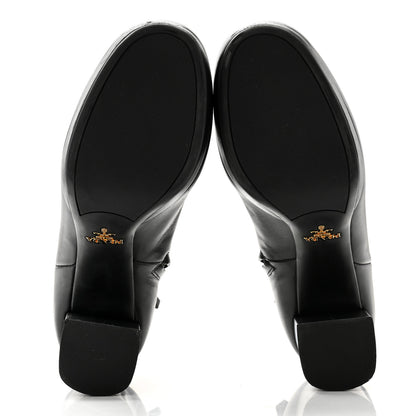 Prada Vitello 75mm Boots 37.5 Black 5 of 8