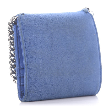 Stella McCartney Shaggy Deer Small Falabella Wallet Blue 3 of 10