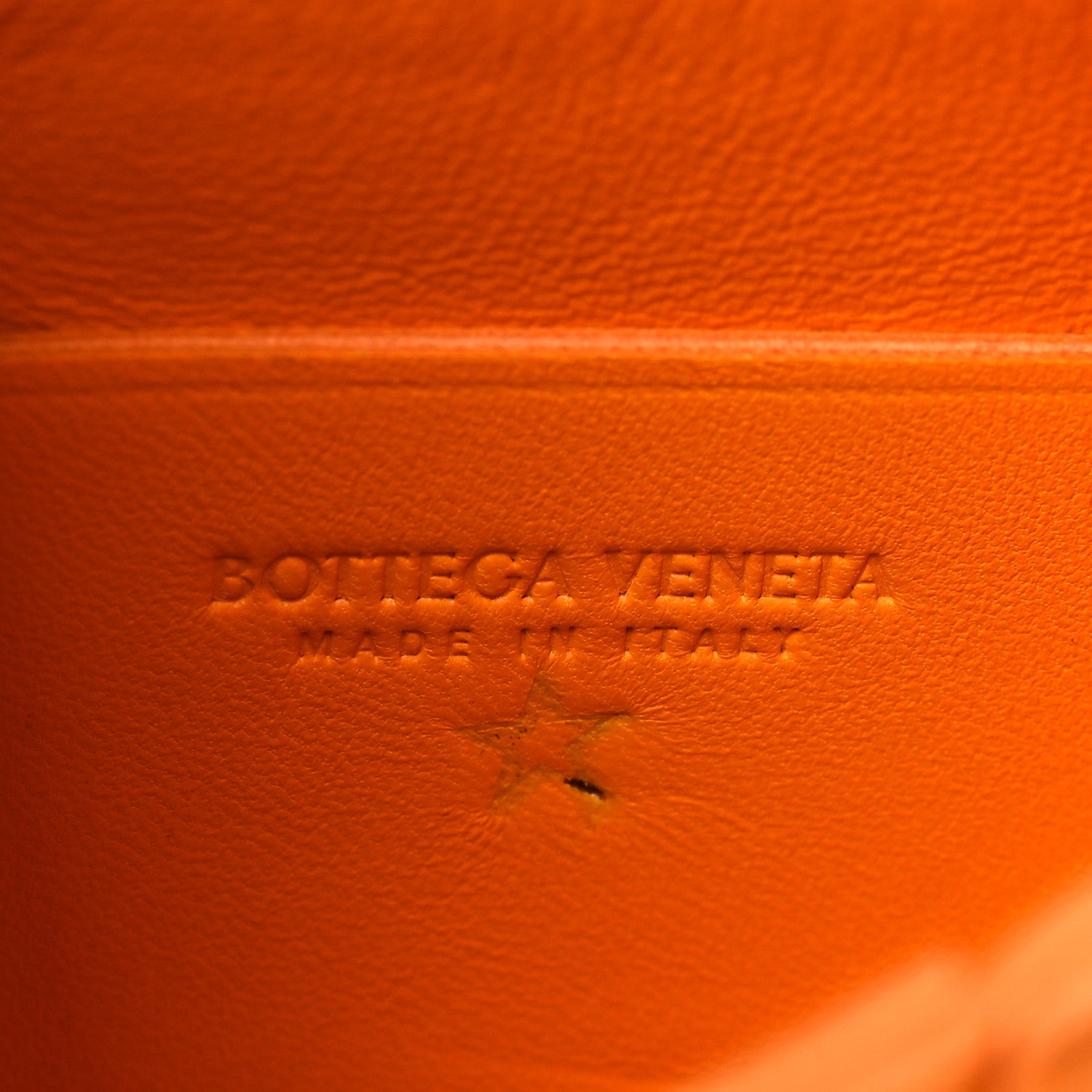 Bottega Veneta Lambskin Maxi Intrecciato Extra Mini Cassette Crossbody Bag Tangerine 6 of 9