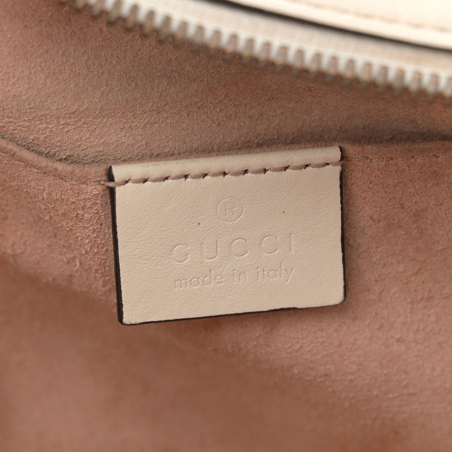 Calfskin Matelasse Small GG Marmont Chain Shoulder Bag White