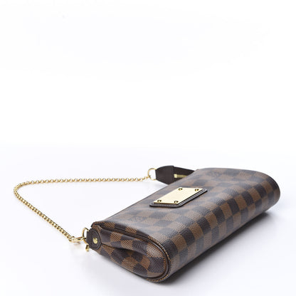 Louis Vuitton Damier Ebene Eva Clutch 3 of 9