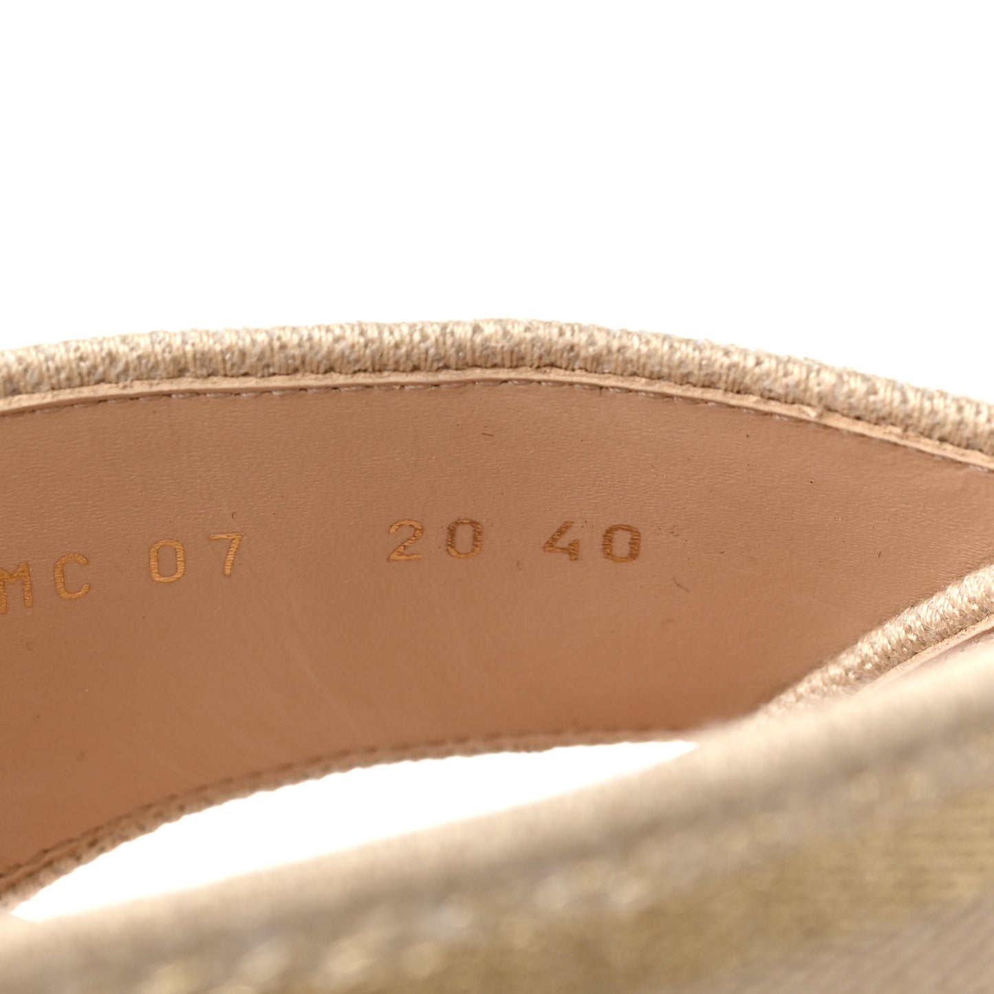 Lurex Romance Embroidered Dway Criss Cross Slide Sandal 40 Gold Beige