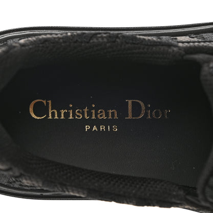Christian Dior Shiny Technical Fabric Oblique Embroidered Womens Solar Slip On Sneakers 36.5 Black 7 of 8