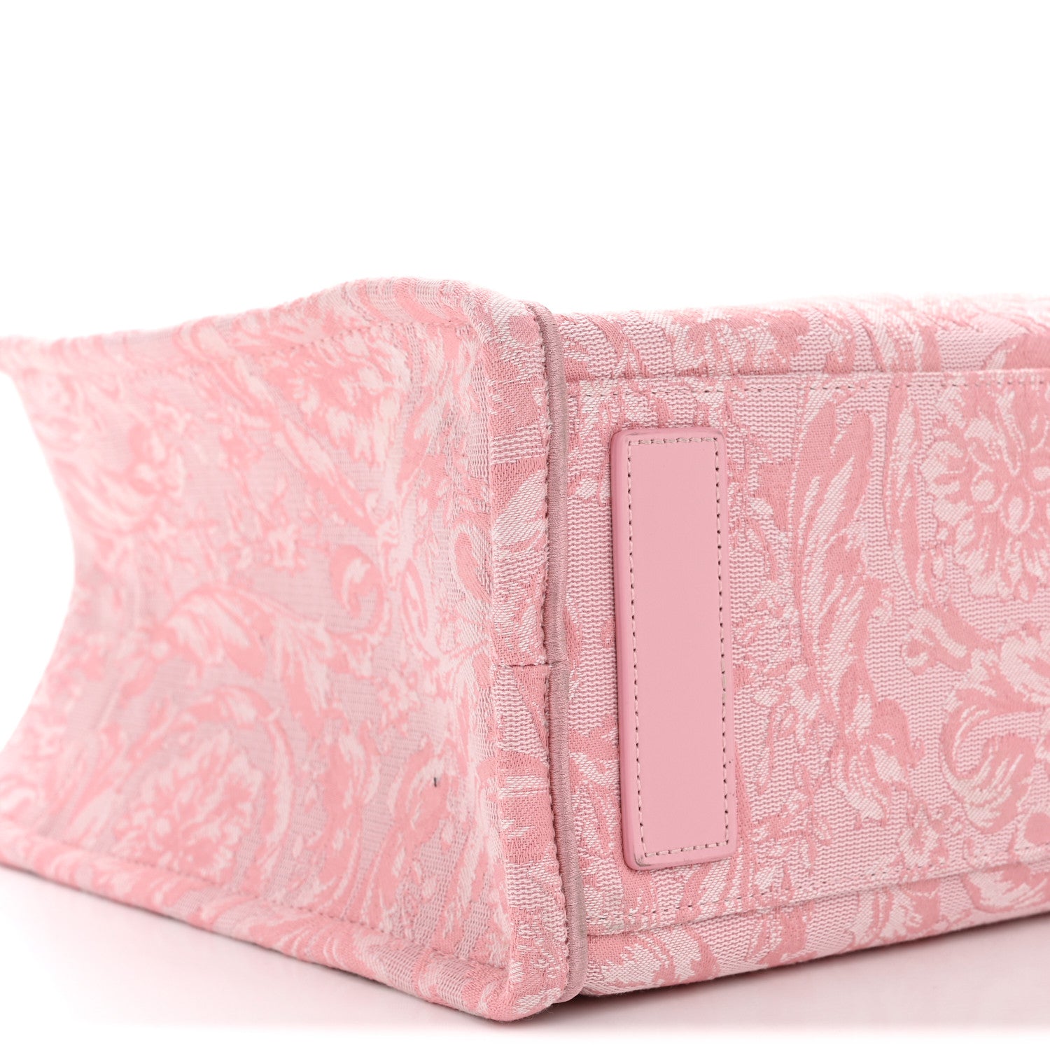 Versace Jacquard Barocco Print Medium Athena Tote Pink 9 of 10