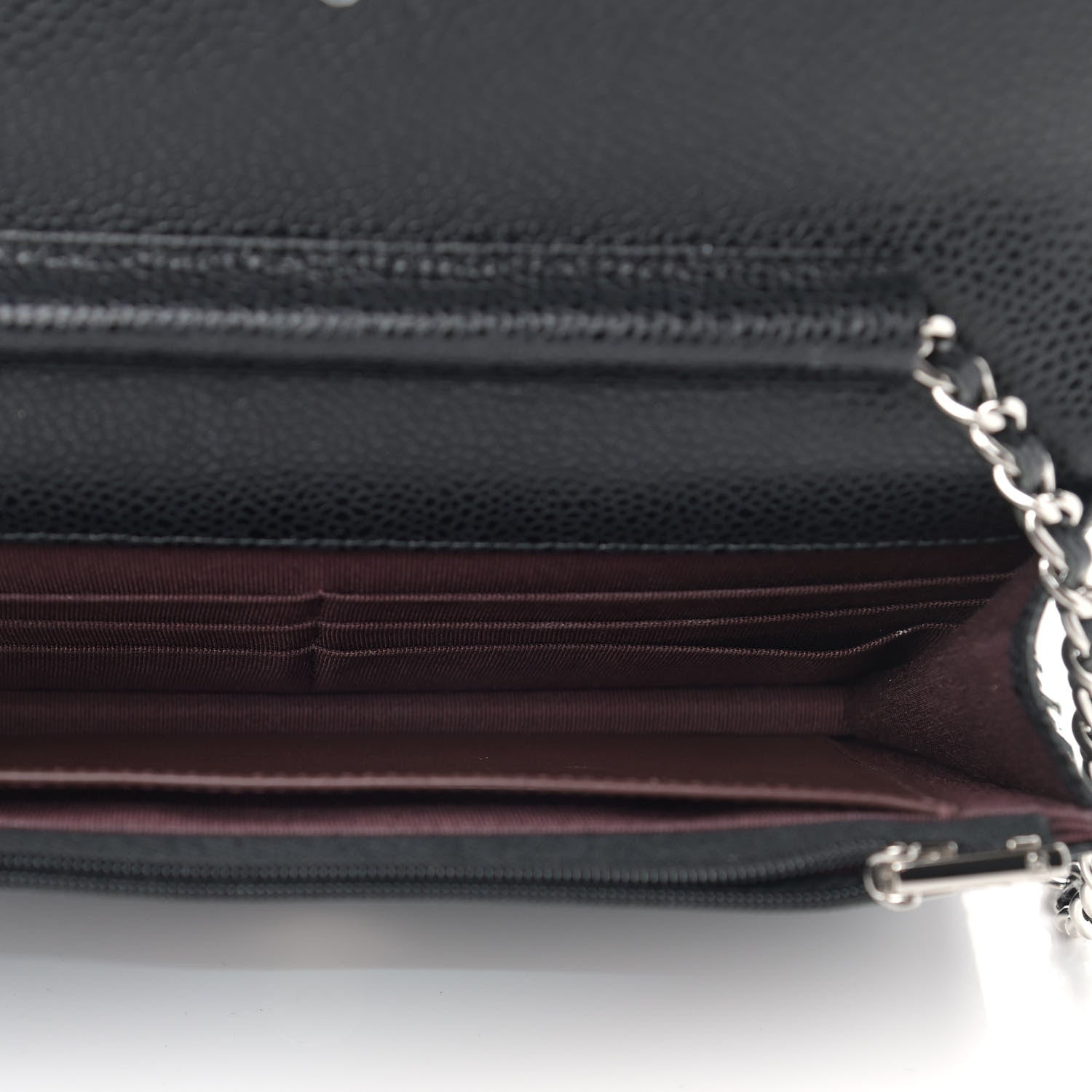 Chanel Caviar Quilted Wallet On Chain WOC Black 5 of 11