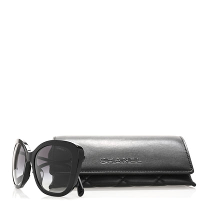 Chanel Acetate Polarized Butterfly Winter Pearl Sunglasses 5339-H-A Black 8 of 8