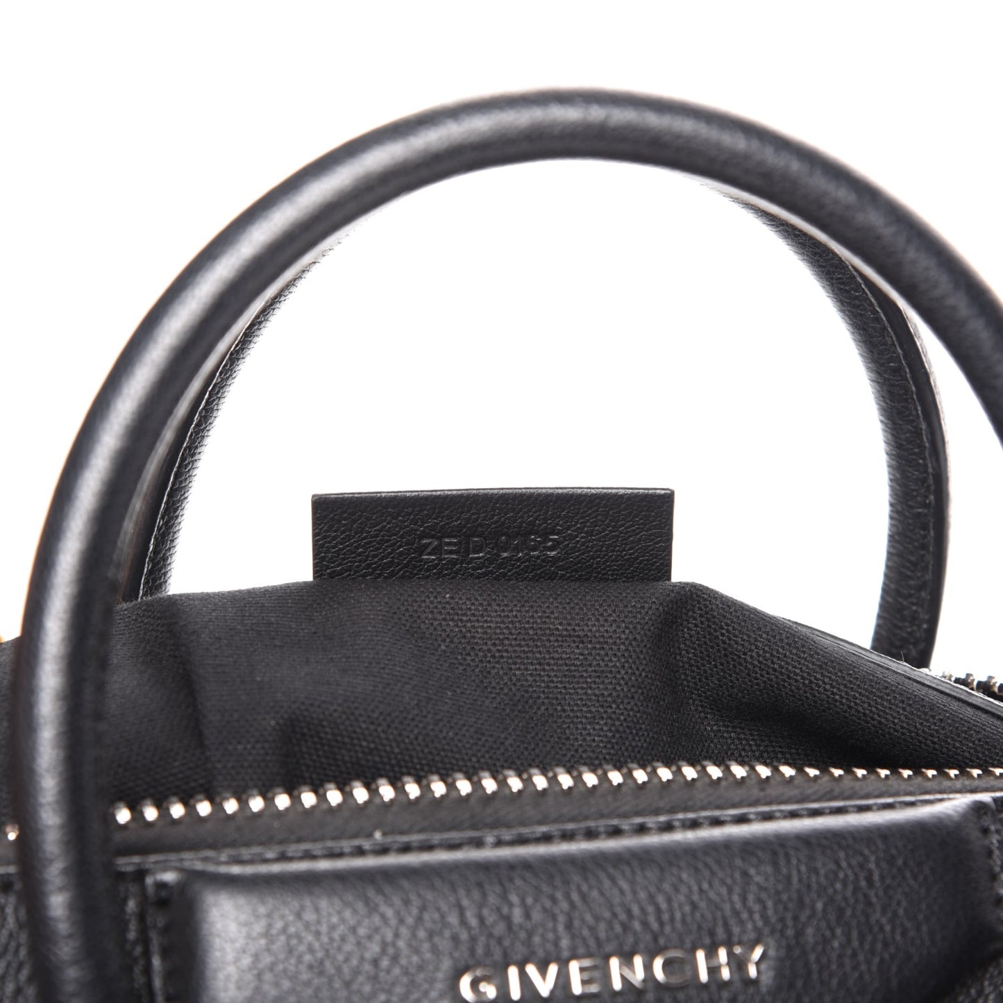 Sugar Goatskin Small Antigona Black